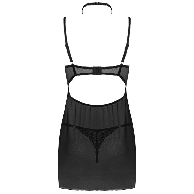 LIVCO CORSETTI FASHION – Binella Set Babydoll + Tanga Schwarz