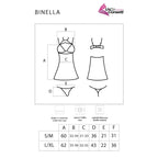 LIVCO CORSETTI FASHION – Binella Set Babydoll + Tanga Schwarz