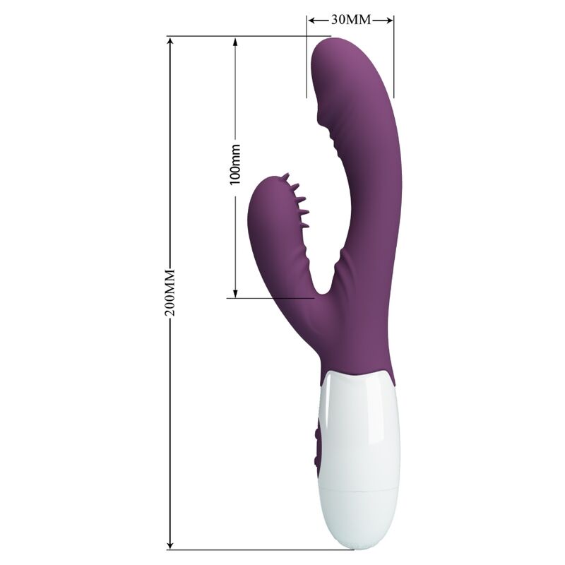 PRETTY LOVE - Andre Rabbit Vibrator mit G-Spot-Stimulator Lila