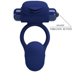 PRETTY LOVE - AJMAL VIBRATIONSRING MIT STECKER BLAU