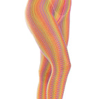 LEG AVENUE – Mehrfarbige Häkelstrümpfe