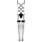 LIVCO CORSETTI FASHION – Thiara LC 20213 Set Body + Strümpfe Schwarz