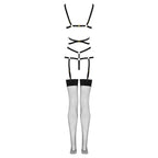 LIVCO CORSETTI FASHION – Thiara LC 20213 Set Body + Strümpfe Schwarz