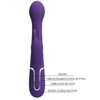 PRETTY LOVE - Dejon 3-in-1 Multifunktions-Rabbit-Vibrator Lila