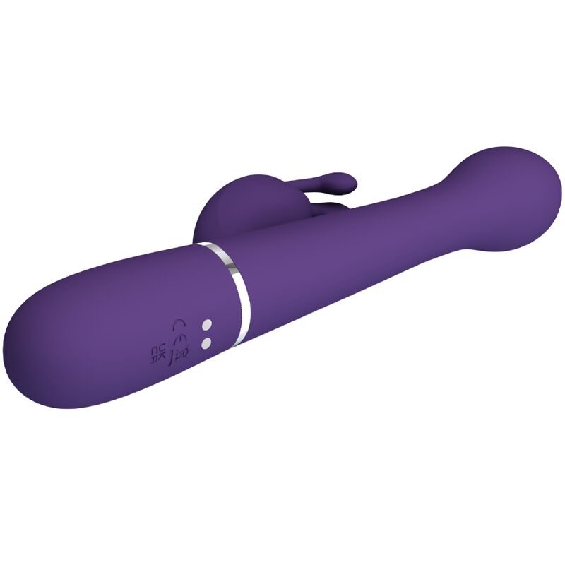 PRETTY LOVE - Dejon 3-in-1 Multifunktions-Rabbit-Vibrator Lila
