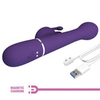PRETTY LOVE - Dejon 3-in-1 Multifunktions-Rabbit-Vibrator Lila