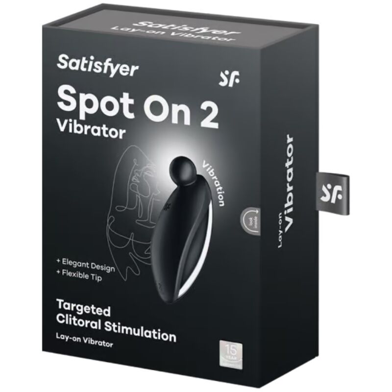 SATISFYER - Spot On 2 Auflegevibrator Schwarz diskret