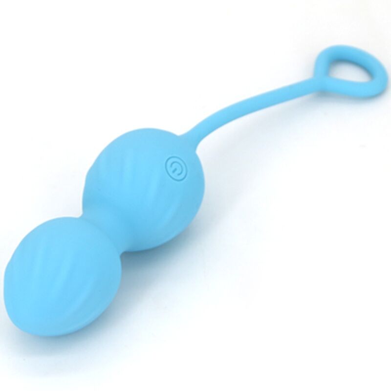 ARMONY – Blossoms vibrierende Vaginalhantel mit Fernbedienung und 10 Vibrationsmodi, Blau