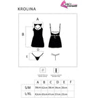 LIVCO CORSETTI FASHION – Krolina LC 90734 Chemise + Tanga Schwarz