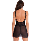 LIVCO CORSETTI FASHION – Krolina LC 90734 Chemise + Tanga Schwarz