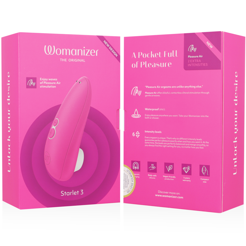 WOMANIZER - Starlet 3 Klitorisstimulator Rosa