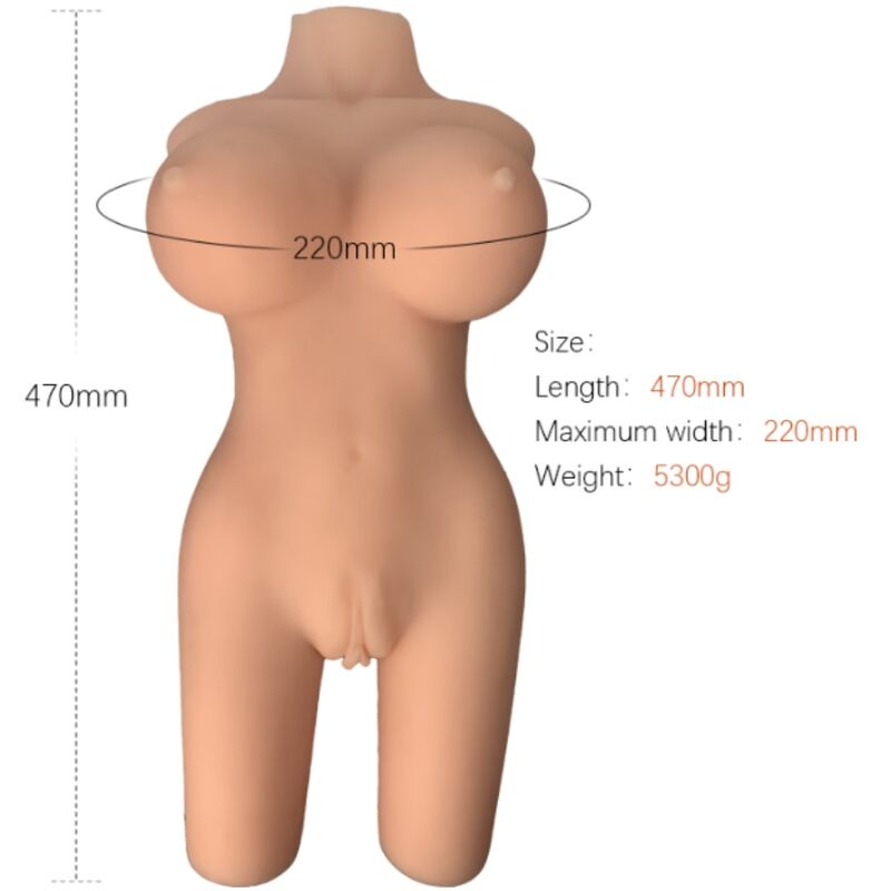 ARMONY – realistischer weiblicher Torso, Modell 6