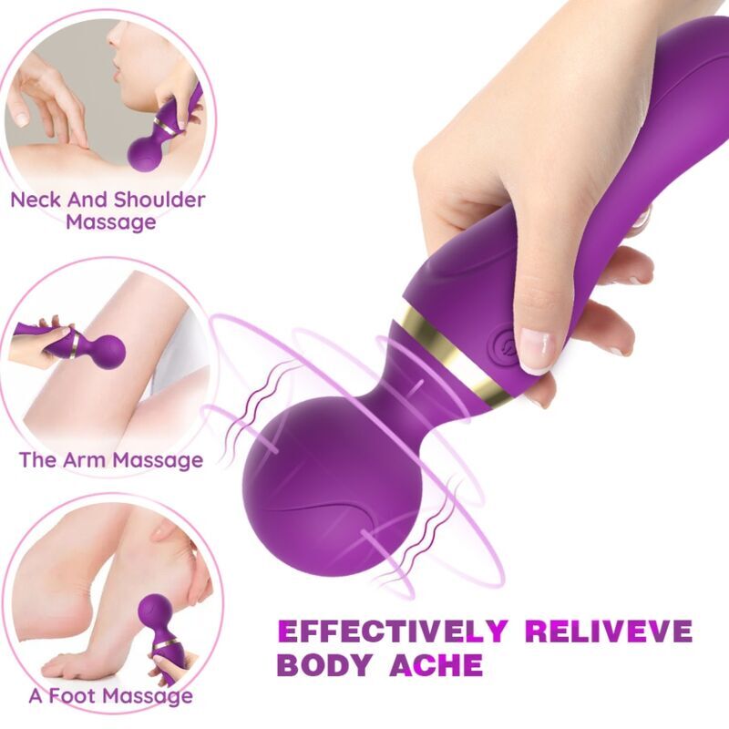 ARMONY – Freeza Massager und Vibrator mit besonders flexiblem Kopf, Schwarz