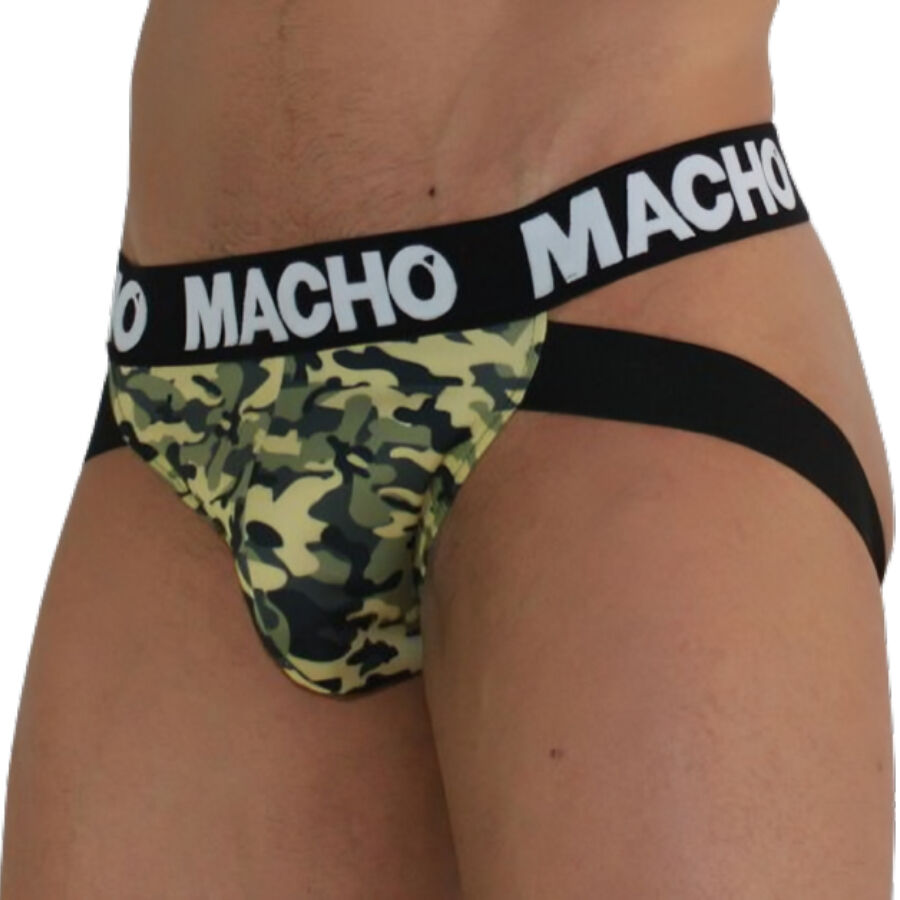 MACHO – MX28MV Jockstrap, Military Green, Größe S