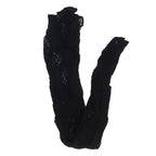 SUBBLIME – Netz-Bodystocking im Kleid-Design mit Blumendetails Schwarz One Size