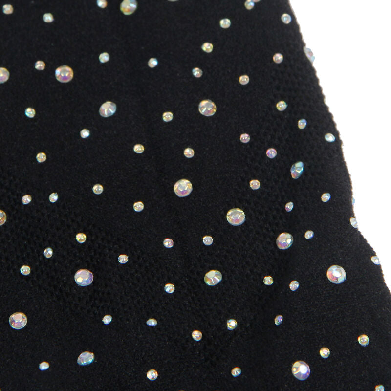 SUBBLIME – 952198 Netz-Kleid mit Strass Schwarz One Size (Einheitsgröße)