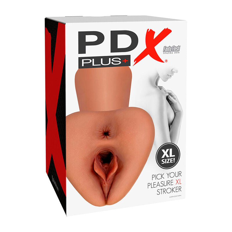 PDX PLUS - Pick Your Pleasure XL realistischer Stroker Braun