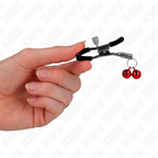 KINK – Doppelte Glocken-Nippelklammer rot 6 cm