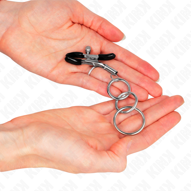 KINK – 3 O-Ring Nippelklammern 6 cm