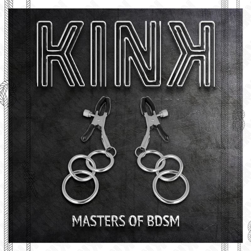 KINK – 3 O-Ring Nippelklammern 6 cm