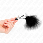 KINK – Federnippelklammer schwarz 7 cm