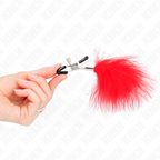 KINK – Federnippelklammer rot 7 cm