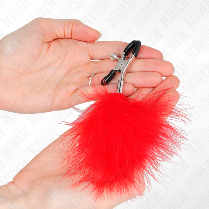 KINK – Federnippelklammer rot 7 cm