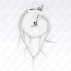 KINK – Nippelklammern mit Spike-Ketten 30 cm
