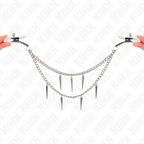 KINK – Nippelklammern mit Spike-Ketten 30 cm