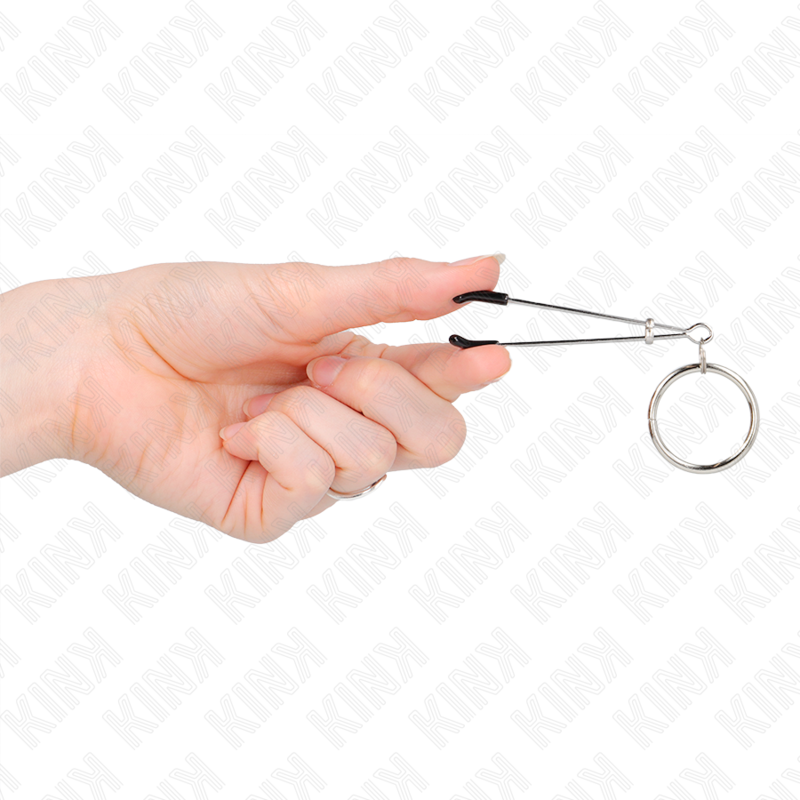 KINK – Dünne Nippelklammern mit O-Ring 7 cm