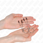 KINK – Dünne Nippelklammern mit O-Ring 7 cm