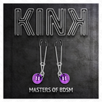 KINK – Dünne Glocken-Nippelklammern lila 7 cm