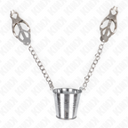 KINK – Nippelklemmen mit Eimer silber