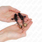 KINK – Bell Jaw Style Nippelklammern schwarz 7 cm