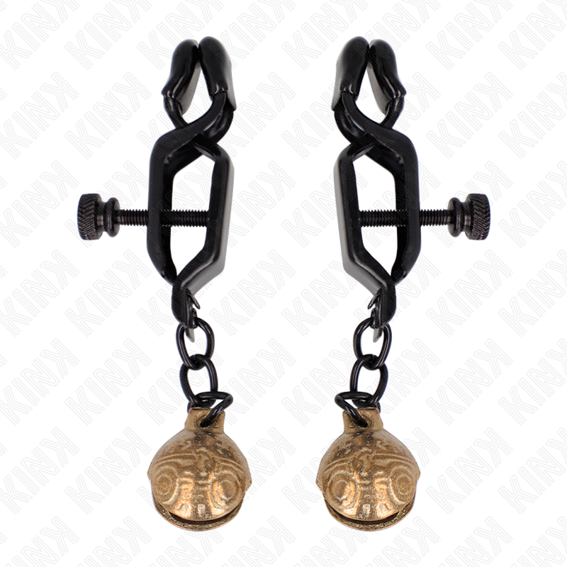 KINK – Bell Jaw Style Nippelklammern schwarz 7 cm