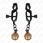 KINK – Bell Jaw Style Nippelklammern schwarz 7 cm