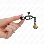 KINK – Bell Jaw Style Nippelklammern schwarz 7 cm