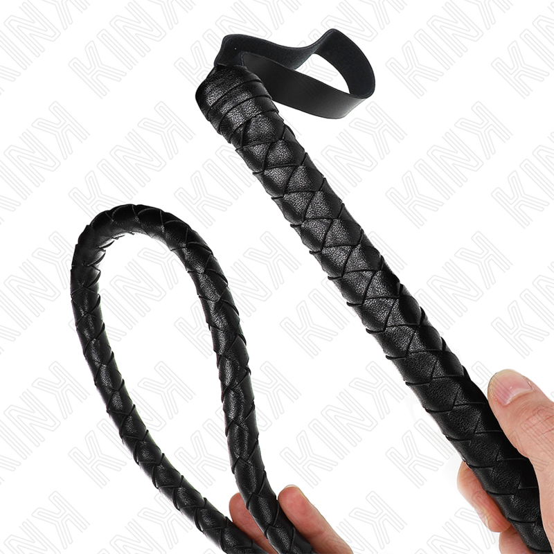 KINK – Lange schwarze Schlangenpeitsche 210 cm