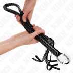 KINK – Schlangenpeitsche mit schwarzem Handring 65 cm