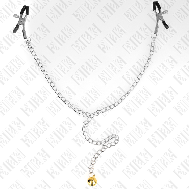 KINK – Ketten-Nippelklammern mit Glocke 30 cm