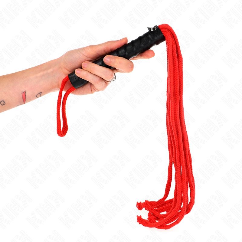 KINK – Rote Seilpeitsche 56 cm