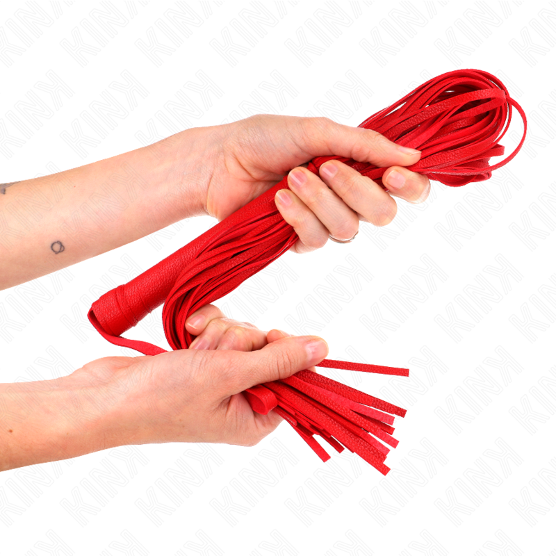 KINK – Rote Weich-PVC-Peitsche 70 cm
