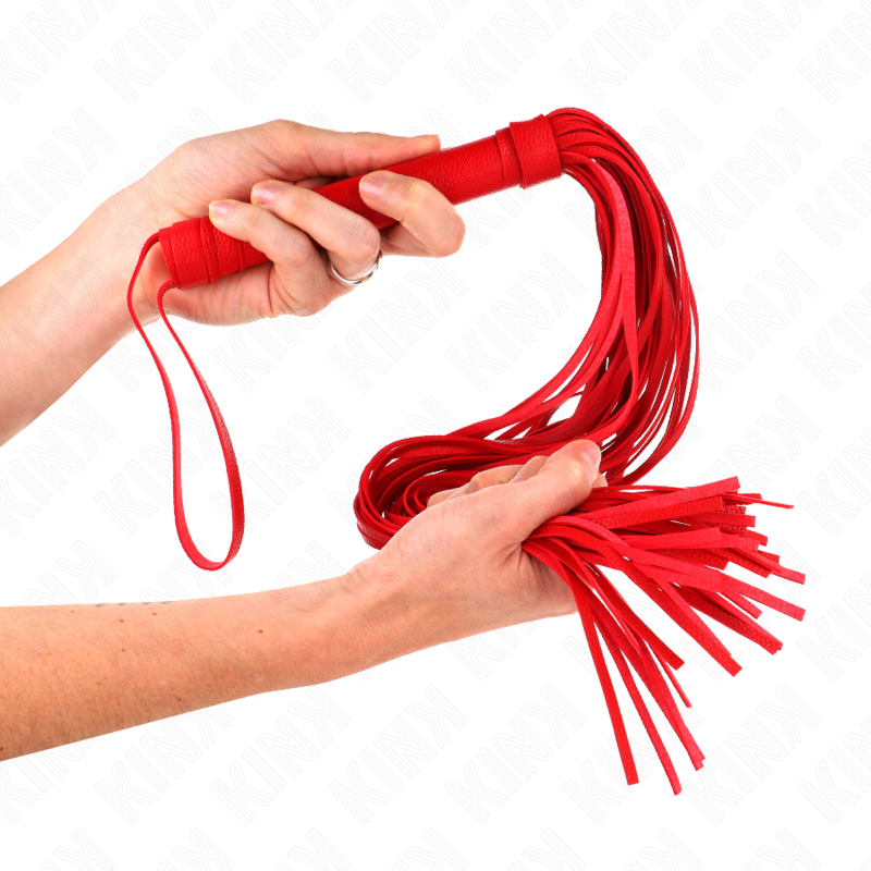 KINK – Rote Weich-PVC-Peitsche 70 cm