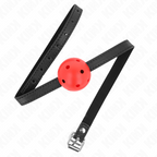 KINK – Simplicity rot atmungsaktiver 4,5 cm Ball Gag 62 x 1,5 cm
