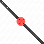 KINK – Simplicity rot atmungsaktiver 4,5 cm Ball Gag 62 x 1,5 cm