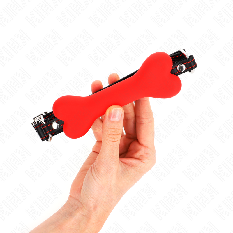 KINK – Roter Knochen 12 cm Gag 63 x 2 cm