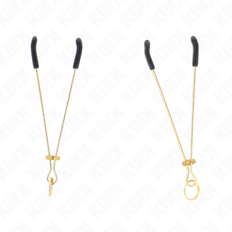 KINK – Dünne Nippelklammern gold 7 cm