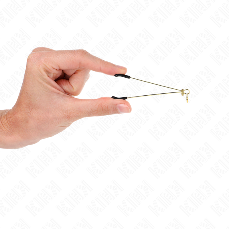 KINK – Dünne Nippelklammern gold 7 cm