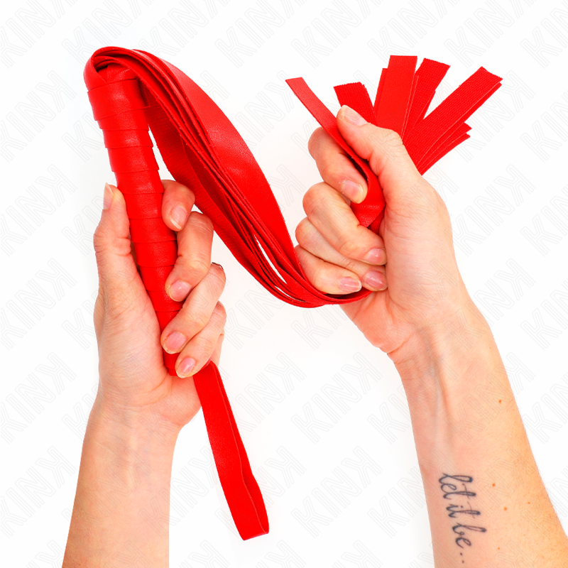 KINK – Rote Breitschwanzpeitsche 48,5 cm