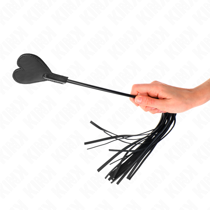 KINK – Range Peitsche mit Herzplatte 35 cm